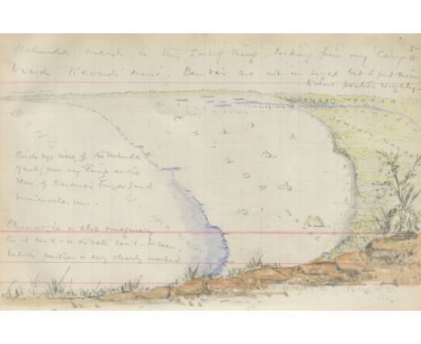 WEATHERLEY (CAPTAIN CECIL POULETT)Manuscript notebook of Captain Cecil Poulett Weatherley (1860-1932), of the Vigilant, descr