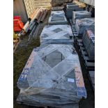 4 Skids of 29 x 12 x 3" Thick Basalt Landscaping Stone