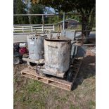2 Propane Powered Paint Mixers