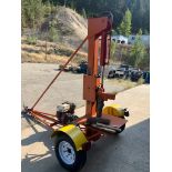 Gas Powered Log Splitter on a U-Built Registered Trailer