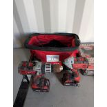 2 Milwaukee Drills with Batteries and Charger