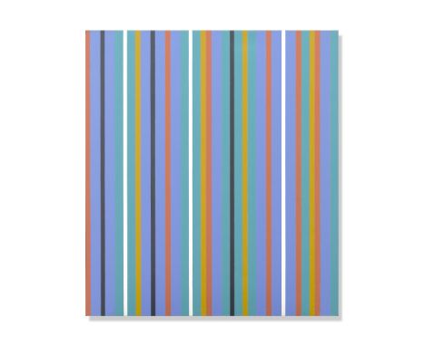 BRIDGET RILEY (B. 1931)Pass 1981 signed and dated '81 on the turnover edge; signed, titled and dated 1981 on the reverse; sig