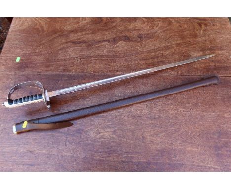 A Wilkinson sword monogrammed ER with various campaign shields to the hilt.&nbsp;&nbsp;