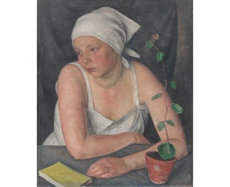 (See English version below)Bruno Breil (Königsdorf b. Marienburg (Westpreußen) 1888 – 1953). Porträt einer jungen Frau. Anfan