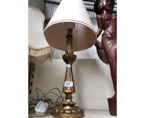 Wooden table lamp 