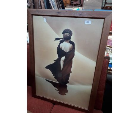 A print depicting semi-nude after R Casaro. 