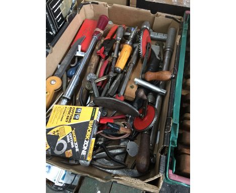 A box of misc tools 