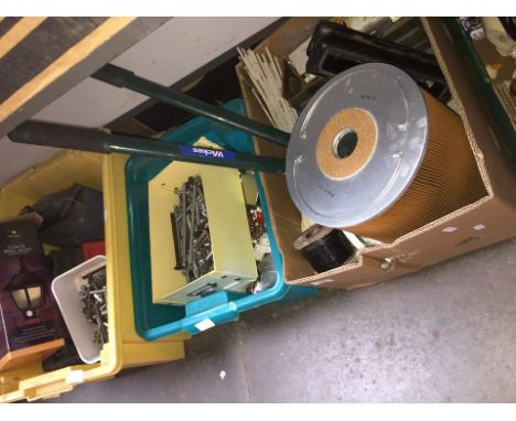 3 boxes of garageware tools 