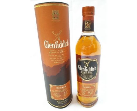 Glenfiddich 70cl Rich Oak Single Malt Scotch Whiskey in box (Ref 233). 