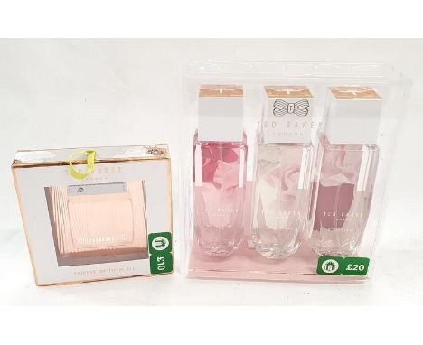Ted Baker body spray gift set and compact mirror (Ref 51/52). 