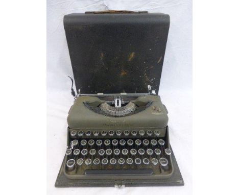 A cased Imperial - The Good Companion typewriter.