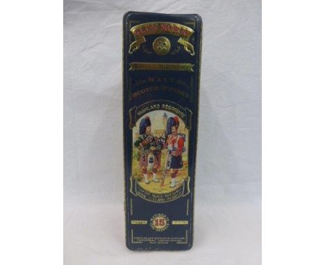 A cased bottle of 15 year old Glen Moray single malt Scotch whisky.