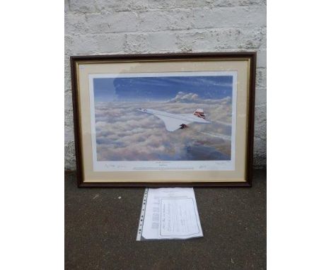 Stephen Browne, 'Concorde - Second to None', limited edition print, 291/400