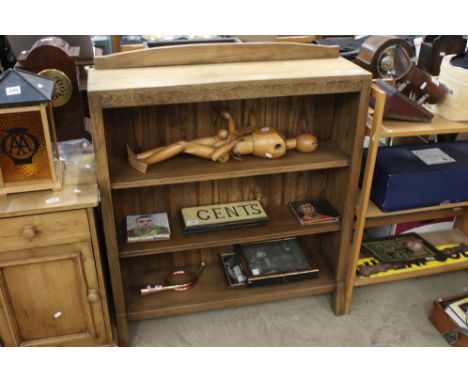 Light Oak Bookcase with adjustable shelves 