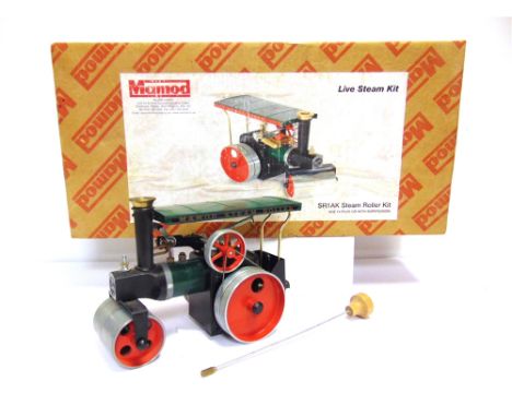 A MAMOD NO.SR1AK, STEAM ROLLER KIT  constructed, complete with scuttle, burner and control rod, with original box.