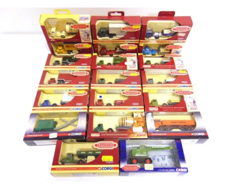 TWENTY 1/76 SCALE CORGI / LLEDO TRACKSIDE DIECAST MODEL VEHICLES  mainly mechanical hoses, each mint or near mint and boxed.