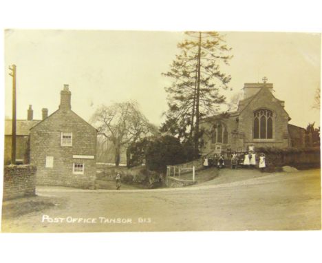 POSTCARDS - ASSORTED TOPOGRAPHICAL  Approximately 313 cards, including real photographic views of the Post Office, Tansor (pu