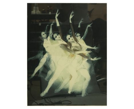 G.H. Rothe, American (1935–2007) Color lithograph "Les Eleves". Signed, titled and numbered 93/200. Measures 24-3/4" x 18", f