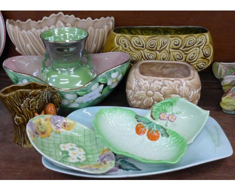 A collection of Sylvac, Maling,  Carlton Ware and other decorative china 