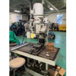 Johanson Geared Head Drill Press, Sliding Head, Rigging & Loading Fee: $525