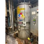 Sodium Hydroxide Tank, Stainless Steel Construction, 4' Dia. X 9', Rigging & Loading Fee: $800