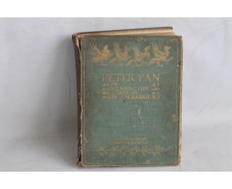 ARTHUR RACKHAM (ILLUSTRATED) - PETER PAN IN KENSINGTON GARDENS by J. M. Barrie, A New Edition c.1912, Hodder &amp; Stoughton 