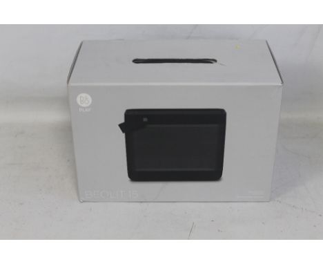A BANG AND OLUFSEN BEOLIT 15 BLUE TOOTH SPEAKER, in original boxFor shipping estimate: https://www.mbe.co.uk/auction/sale/Cut