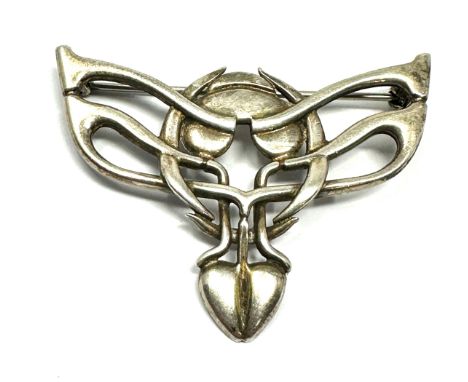 Vintage Sterling Silver Ola Gorie Brooch, OMG ST SIL hallmarked