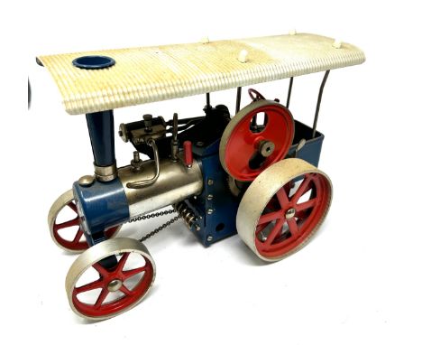 A Wilesco Tractor steam locomotive, circa mid 20th century.good used condition