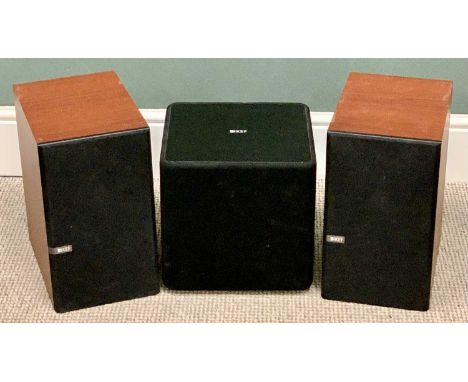 HI-FI EQUIPMENT - KEF cube-1 and KEF Q300 pair of speakers, KEF SPEAKER, product no. HTF7003