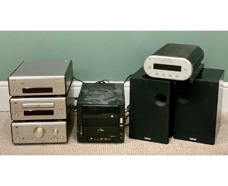 HI-FI EQUIPMENT including Denon hi-fi separates AM-FM tuner TU-6.5, CD player DCD-6.5, amplifier PMA-6.5, IDEQ Biostar, X-Pio