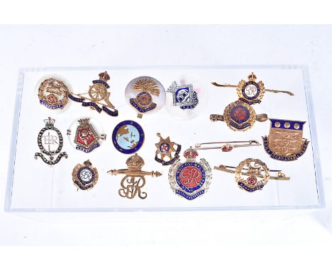 An assortment of various sweetheart brooches, to include Hampshire, Royal Fusiliers, Army Ordnance Corps, HMS Raleigh, Royal 