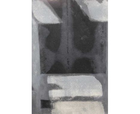 Ron Sims (1944-2014) silkscreen, Moonlit Elephant Forms, signed 1/1 glazed frame, 43cm x 42cm
