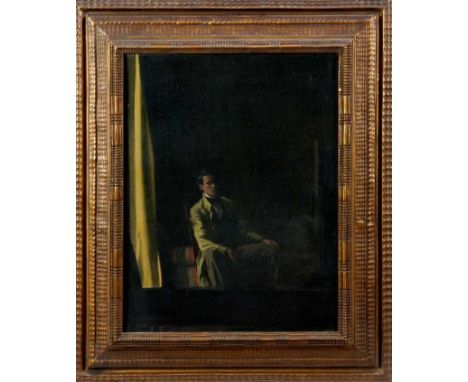 *Sir James Gunn (1893-1964) oil on canvas board - Self Portrait, 1926/7, in gilt frame, 45cm x 34cmProvenance: The descendant