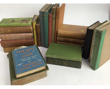 Books - twenty-four volumes Victorian and later sporting and wildlife books to include Lionel Edwards Irish Sketch Book, Tall