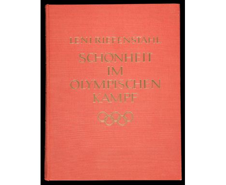 Leni Riefenstahl Schoenheit im Olympische Kampf,
a superb photographic record of the 1936 Berlin Olympic Games, First Edition