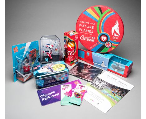 A large collection of London 2012 Olympic and Paralympic Games merchandise and memorabilia,
flags, toys, scarves, newspapers,