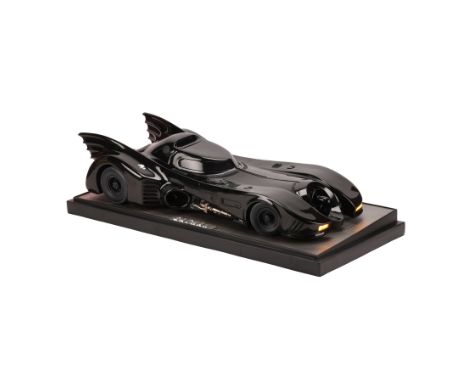 BATMAN (1989) - Light-up Toynami Batmobile Replica - A Toynami replica of the Batmobile from Tim Burton's Batman. Batman (Mic