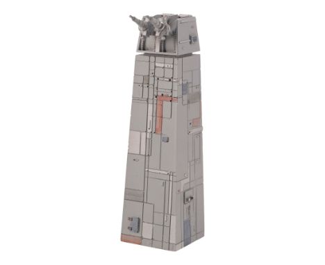 STAR WARS: RETURN OF THE JEDI (1983) - Screen-matched Death Star Turbolaser Tower Model Miniature - A screen-matched Death St