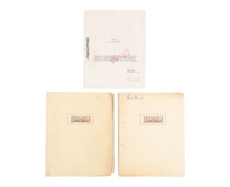 INDIANA JONES: ORIGINAL TRILOGY (1981-1989) - Director of Photography Douglas Slocombe's Set of Three Production Scripts - A 