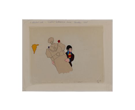 YELLOW SUBMARINE (1968) - Hand-painted Paul McCartney Animation Cels - Two Paul McCartney animation cels from George Dunning'