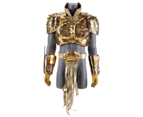 MASTERS OF THE UNIVERSE (1987) - Skeletor's (Frank Langella) Armour with Light-up Gauntlets - Skeletor's (Frank Langella) arm