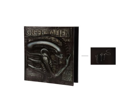 ALIEN (1979) - H.R. Giger-autographed Book - A hardback copy of Giger's Alien autographed by the designer himself, H. R. Gige