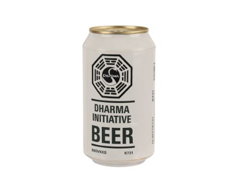 LOST (T.V. SERIES, 2004-2010) - Dharma Initiative Beer Can - A Dharma Initiative beer can from sci-fi mystery series Lost.Wor