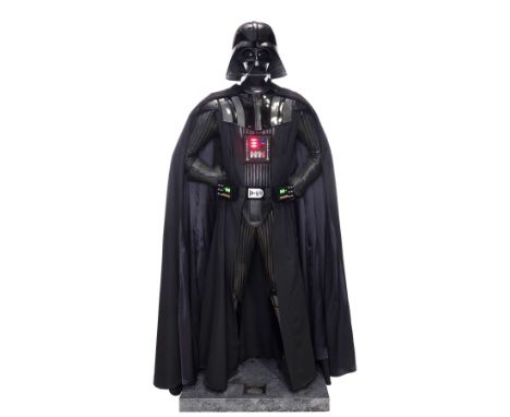 STAR WARS: THE EMPIRE STRIKES BACK (1980) - Rubie's Life-size Light-up Limited Edition Darth Vader Statue - A light-up full-s