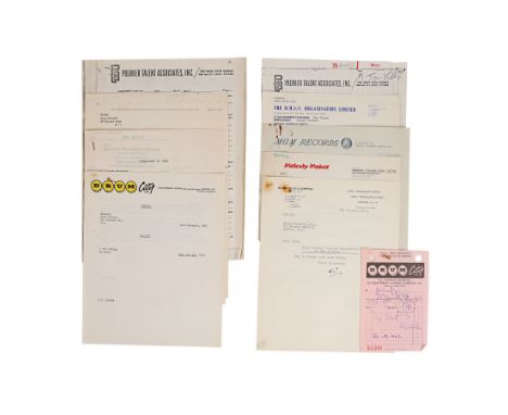 JIMI HENDRIX - The Patricia "Trixie" Sullivan Collection: Large Quantity of Paperwork From the Office of Mike Jeffery (Januar