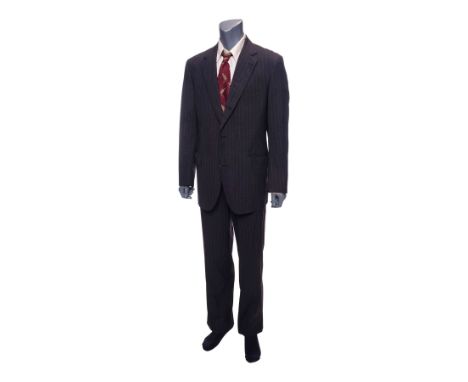SE7EN (1995) - Detective Mills' (Brad Pitt) Pinstripe Suit - Detective David Mills' (Brad Pitt) pinstripe suit from David Fin