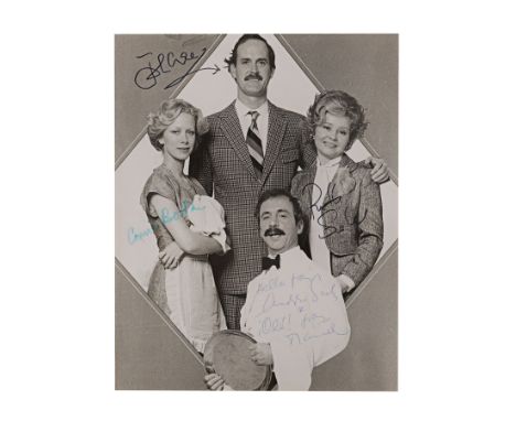 FAWLTY TOWERS (T.V. SERIES, 1975-1979) - Cast-Autographed Photo - A cast-autographed photograph from the iconic British 1970s