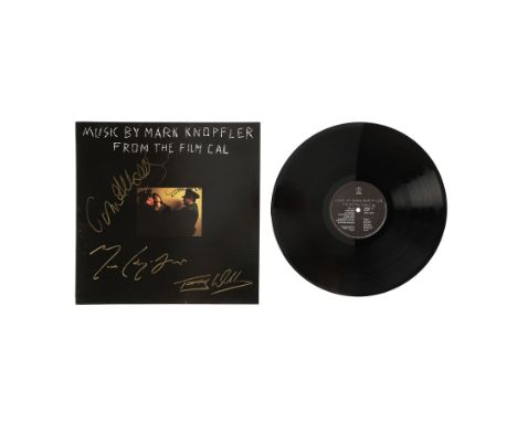 MARK KNOPFLER - Autographed "Music from the Film Cal" Vinyl - A vinyl edition of Mark Knopfler's second soundtrack album Cal,