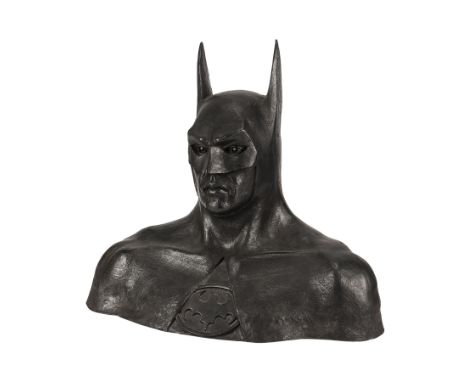 BATMAN (1989) - Batman (Michael Keaton) Production Bust - A Batman (Micheal Keaton) production bust from Tim Burton's superhe